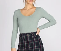 Basic Scoop Neck Bodysuit