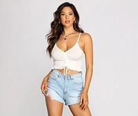 Get A Cute 'Fit Knit Cropped Tank