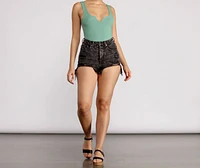 Basic Notch Front Tank Bodysuit