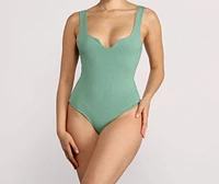 Basic Notch Front Tank Bodysuit
