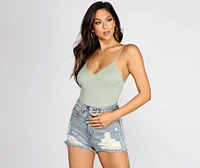 All Up On Knit Bodysuit