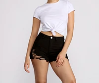 Knot So Basic Crop Top