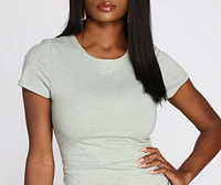 Casual Ruched Tee Tunic
