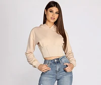 Casual Corset Hoodie