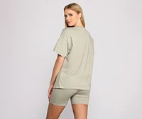 Feeling Basic Crew Neck Tee