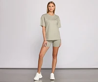 Feeling Basic Crew Neck Tee