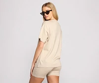 Feeling Basic Crew Neck Tee