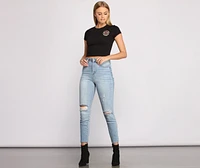 Decorative Skull Graphic Tee