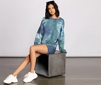 Good Vibes Oversized Long Sleeve Top