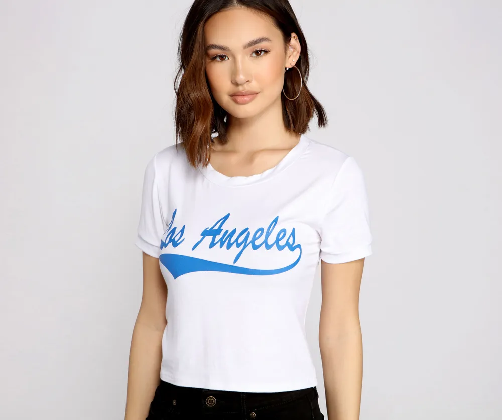 Oversized Los Angeles Graphic T-shirt