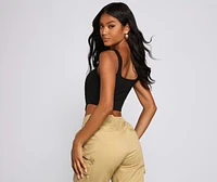 Hit The Road Graphic Bustier