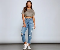 Cinched And Chic Crop Top