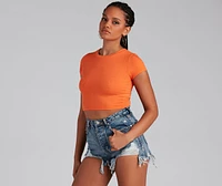 Better Basics Ribbed Knit Tee