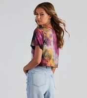 Rock Festival Cropped Graphic Tee