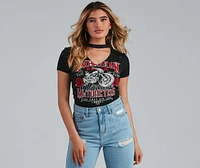 American Dream Choker Graphic Tee