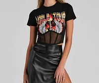 World Tour Graphic Bustier Tee