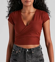 The Perfect Basic Knit Crop Top