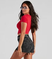 Hometown Hottie Corset Graphic Tee
