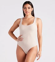 Casual Vibes Sleeveless Scoop Neck Bodysuit