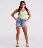 Casual Vibes Sleeveless Scoop Neck Bodysuit
