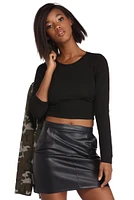 Hit The Basics Crop Top