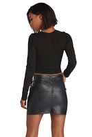 Hit The Basics Crop Top
