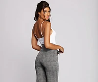 All Up On Knit Bodysuit