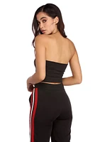 Basic Ribbed Cropped Tube Top