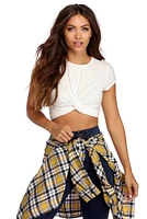 Run Knit Up Crop Top