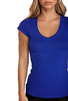 Casual Cutie V Neck Tee