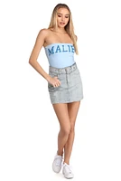Malibu's Most Wanted Crop Top