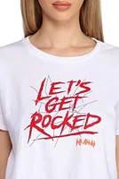 Def Leppard Cropped Graphic Tee