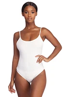 Essential Ribbed Sleeveless Bodysuit