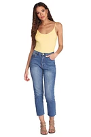 Essential Ribbed Sleeveless Bodysuit