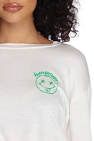 Hungover Graphic Crop Top