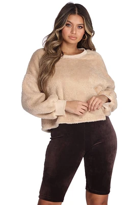 Feeling Cozy Teddy Top