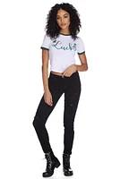 Lucky Graphic Ringer Tee