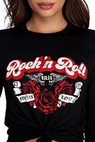 Rock N' Roll Crop Top