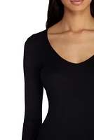 Basic Knit Long Sleeve Top
