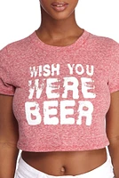 Wish You Were Beer Graphic Top
