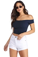 Wear Me Off Shoulder Top