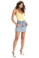 Simply Ribbed Spaghetti Strap Top