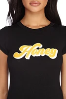 Honey Script Tee