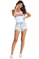 Rainbow Stripe Bodysuit