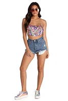 Rainbow Magic Paillette Sequin Chain Top