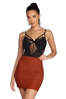 Daring Lace Bodysuit