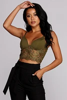Sultry Styles Bustier Top