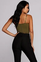 Sultry Styles Bustier Top