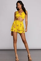 Fabulous Floral Crop Top