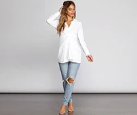 See You Soon Shirt Dress